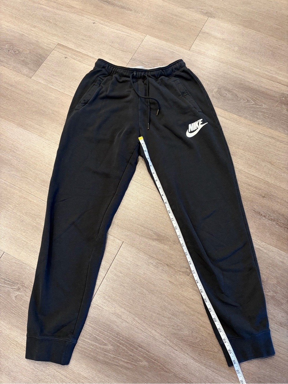 Nike Women’s Black Joggers with White Swoosh